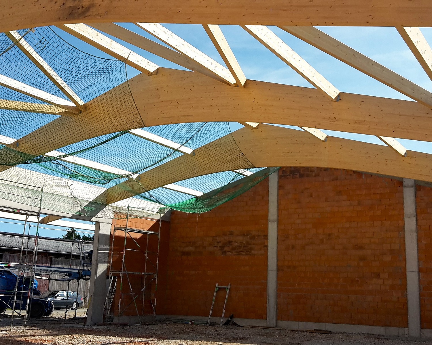 Landwirtschaftliche Maschinenhalle in Thann